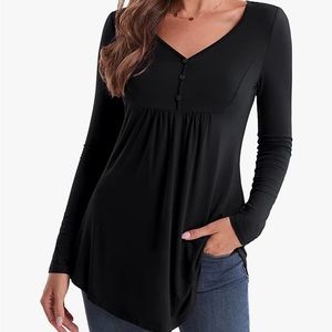 Black Tunic Top🌹